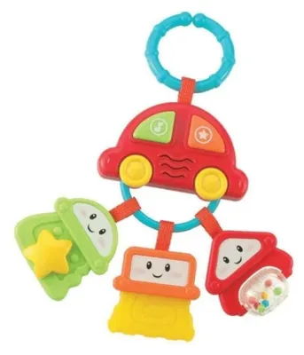 Image de Winfun Hochet suspendu, jouet de dentition avec sons - Car