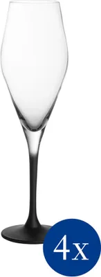Produktbild von Villeroy & Boch Manufacture Rock Champagnerkelch, Set 4tlg.