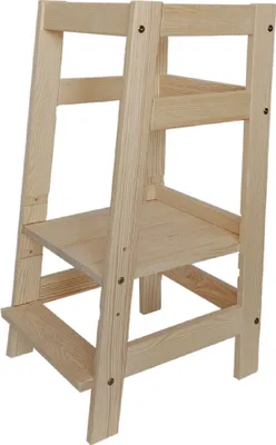 Produktbild von Lernturm   Lerntower  Tritthocker massives Kiefernholz