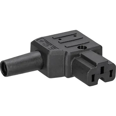Produktbild von Heißgeräte Winkelstecker 792 schwarz