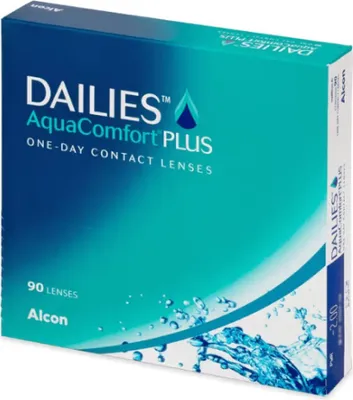 Produktbild von Alcon DAILIES AquaComfort Plus, Täglich, 90 Stück(e), 1,4 cm, 8,7 mm, Nelfilcon A, 69%