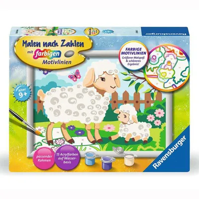 Obrázek produktu pro Ravensburger 23764, Obrazy v balení, Chlapec/děvče, Sada vybarvování podle čísel