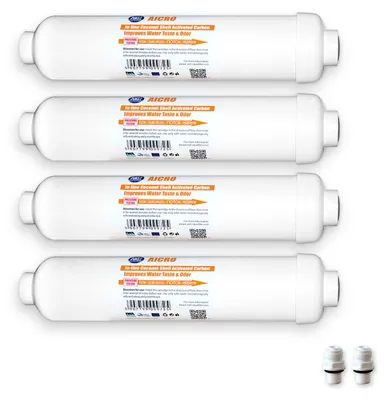Produktbild von 4x AICRO Kühlschrankfilter für Side by Side Kühlschränke