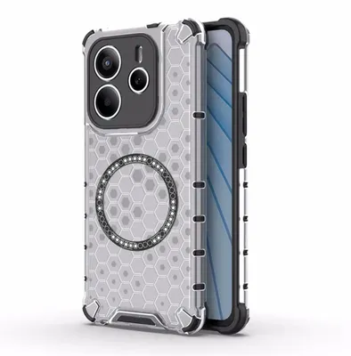 Obrázek produktu pro Techsuit – HoneyComb Shield MagSafe – ochranné pouzdro pro Xiaomi Redmi Note 14 5G – bílé