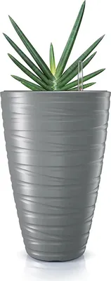 Produktbild von Blumentopf Maze - Funktionalität mit modernem Design Pflanzkübel Maze Innen- und Außenbereich Pflanzgefäß Pflanztopf 375 mm Farbe Steingrau