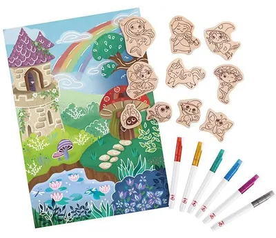 Produktbild von Hape E1077, Marker-Bastelset für Kinder, 4 Jahr(e), Gemischte Farben, 17 Stück(e)