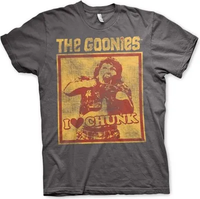 Produktbild von I Love Chunk T-Shirt - XX-Large - Dark-Grey