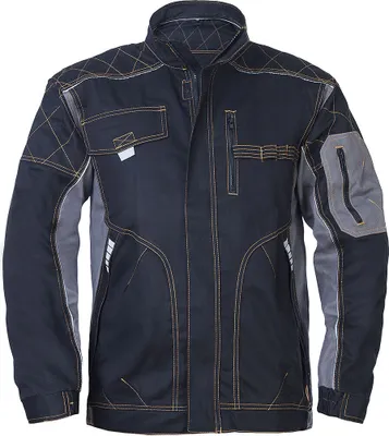 Produktbild von Arbeitsjacke Jacke Schutzjacke Arbeitsbekleidung Herrenjacke Ardo (VISION-J-SCHWARZ) Gr. 46