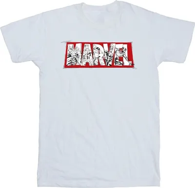 Produktbild von Marvel - "Avengers" T-Shirt für Herren BI51445 (XXL) (Weiß)