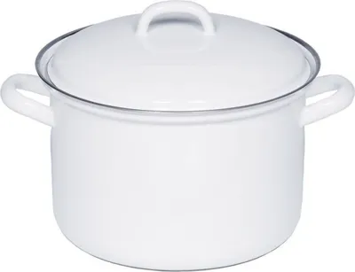 Obrázek produktu pro Riess Hrnec na maso s poklicí Ø18cm Classic White Enamel Induction