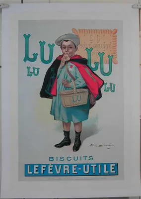Produktbild von Lu Ecolier - Lefèvre Utile - Poster, 24x30 cm