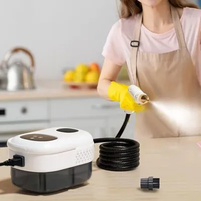 Produktbild von Dampfreiniger, 2500W intelligenter Hochdruck -Handheld -Haustemperaturreinigungsmaschine, sauberer Küchenmöbel, Bad, Auto (EU -Stecker 220 V)