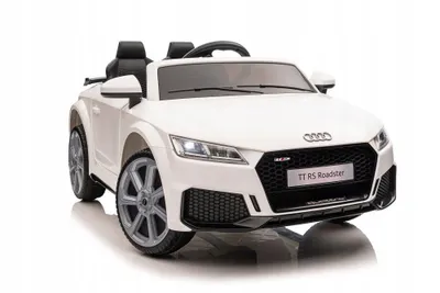 Produktbild von Kinder Elektroauto Audi TTRS 12 volt zwei Motoren+LED+Audio+FB Weiß