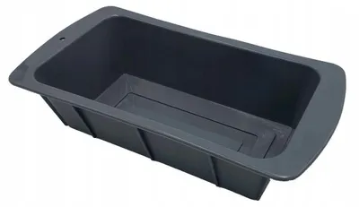 Produktbild von Kinghoff Silikon Brotbackform Pastetenform Schwarz 25x13 cm