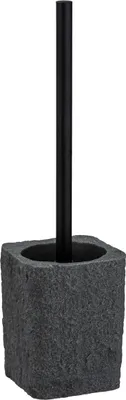 Produktbild von WENKO WC Garnitur Toiletten Bürsten Klo Halter Garnitur VILLATA Grau