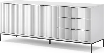 Obrázek produktu pro Nízká skříňka  Vicco Eliza Bílá 150 x 60 cm se 3 zásuvkami, 2 dvířky, Model 49465