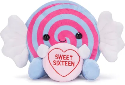 Obrázek produktu pro Posh Paws Swizzels Love Hearts 18cm Sweet Sixteen Soft Plyšová hračka