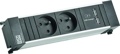 Produktbild von BACHMANN POWER FRAME 2xUTE 1xUSB Charge Strom 2,0m AEH