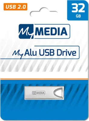 Image de Clé USB 2.0 MyMedia 32 Go, My Alu, argentée