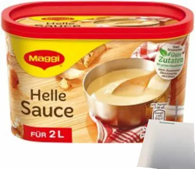 Produktbild von Maggi Helle Sauce für 2L (208g Packung) + usy Block