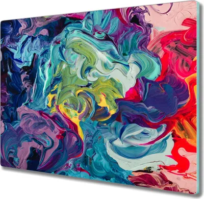 Produktbild von Coloray Hackbrett Herdabdeckplatte 60x52 cm Küchenbrett Kochplattenabdeckung Schneidebrett - bunte Farbe
