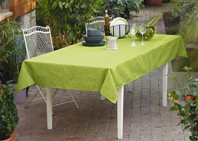 Produktbild von Tafeldecke "Melange" in pistazie, 135x240 cm, Tischdecke