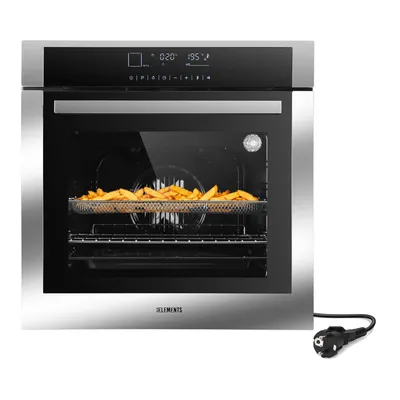 Produktbild von KB ELEMENTS Einbaubackofen, 60 CM, 73 Liter, 15 x Funktionen, Airfryer Funktion, AQUA CLEAN, Edelstahlrahmen, 75DV3