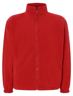 Image de JHK - Veste polaire à fermeture éclair intégrale pour homme LT4147 (XS) (rouge)