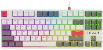 Obrázok produktu pre Mechanická herná klávesnica KRUX Atax PRO Retro, RGB, Gateron Yellow Pro, TKL