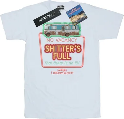 Produktbild von National Lampoon's Christmas Vacation - "No Vacancy" T-Shirt für Herren BI43934 (XXL) (Weiß)