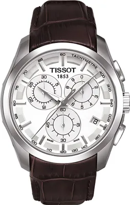 Zdjęcie produktu dla Zegarek męski Tissot Couturier srebrno-brązowy T035.617.16.031.00