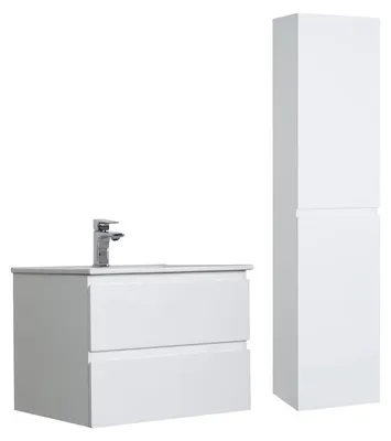 Produktbild von Doppelwaschtisch + Waschbecken + SORRENTO-Säule