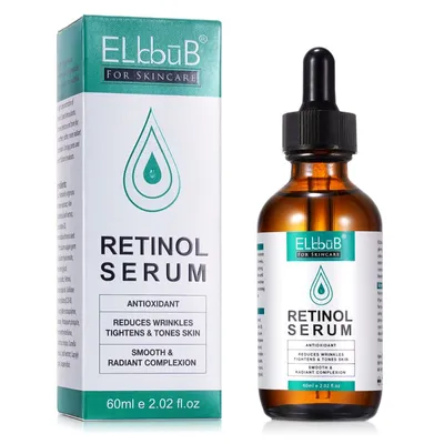 Obrázok produktu pre Retinolové sérum s vitamínom E proti vráskam, proti starnutiu tváre, organické, vegánske, 1x 60ml