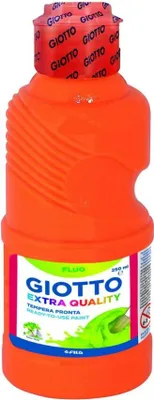 Obrázek produktu pro Tempera Giotto Fluo Orange 250 ml (8 stück)