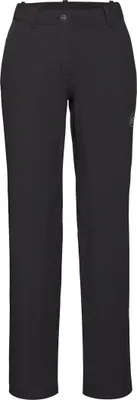 Schwarze Wanderhose "Hiking V Pants" von Mammut; geeignet für Damen; ideal für Trekking.