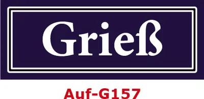 Produktbild von 5 Stück Gewürzaufkleber Grieß 40x16mm Gewürzetiketten Sticker Lebensmittel (Auf-G157)