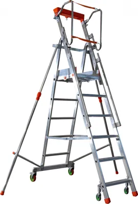 Produktbild von Facal Casta Podesttreppe Aluminium S600 8 Stufen