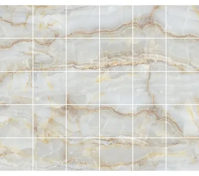 Produktbild von Selbstklebende Wandfliesenaufkleber für Küche und Bad – 30 Laguna Marmor-Zementfliesenaufkleber – 30 Aufkleber 15 x 15 cm