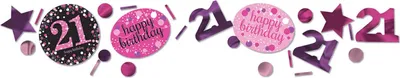 Produktbild von Amscan 9900586, Loses Konfetti, Pink, 1 Stück(e)
