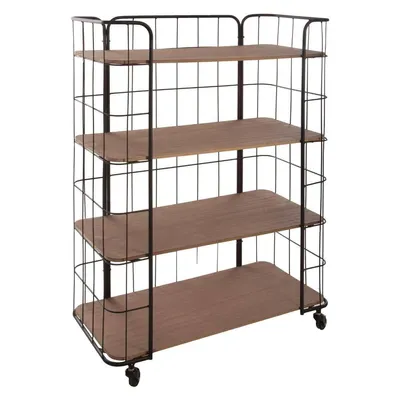 Produktbild von Regal "jordi" holz und metall h98cm  - Atmosphera créateur d'intérieur