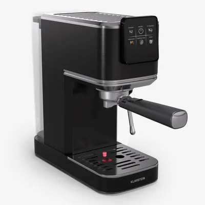 Obrázok produktu pre Klarstein SteelPresso Touch Slim kávovar s portafiltrom - 20 barov, 1 350 W, 1,2 l nádržka na vodu, parná tryska, pizdro z nehrdzavejúcej ocele, kompaktný, čierna