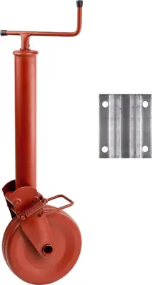 Produktbild von Stützrad 1.000 kg halbautomatisch mit Federverriegelung inkl. Montageplatte