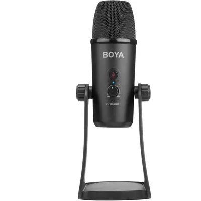 Zdjęcie produktu dla BOYA BY-PM700, Mikrofon stołowy, -45 dB, 20 - 20000 Hz, 16 bit, 48 kHz, 1,4 cm