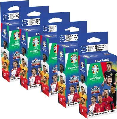 Zdjęcie produktu dla Attax meczowy UEFA EURO 2024 Niemcy - 5 blistrów