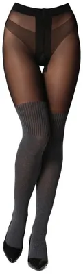 Produktbild von Bellivalini Damen Strumpfhose 60 DEN BLV-1111 (Dunkelmelange, L) .