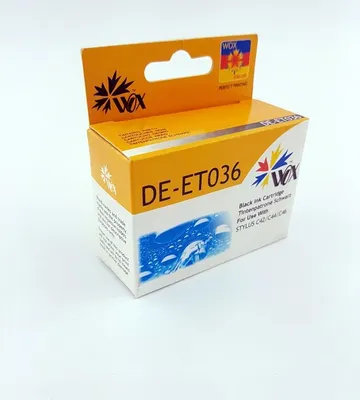 Image de Encre Wox noir EPSON T036 remplacement C13T03614010