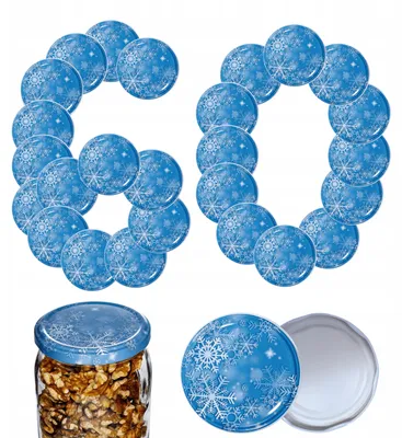 Produktbild von Wamar-Sosenka Twist-Off Deckel 82mm 60 Stück mit Muster