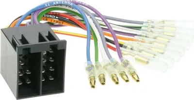 Imagen del producto de Conector ISO para radio de coche, adaptador macho para conexión ASI