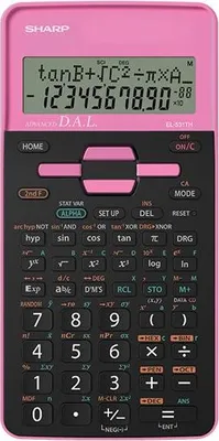 Image de Sharp EL531THBPK - ROSA calculatrice Poche Calculatrice scientifique Noir, Rose