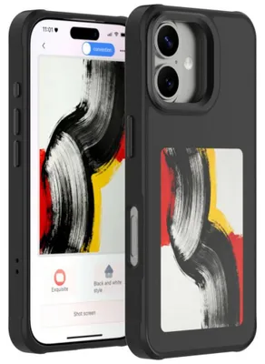 Obrázok produktu pre 4smarts E-Ink, Ochranný obal, Apple, iPhone 17, 16 cm (6.3"), Čierna